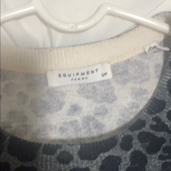 Equipment Leopard Print Sweater - Picture 2 of 4